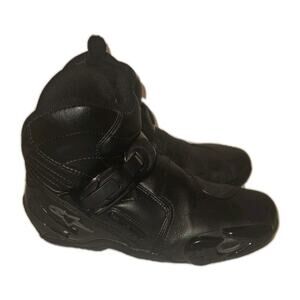 AlpineStars Men’s S-MX 2 Black Ankle Motorcycle Boots Size 9 US